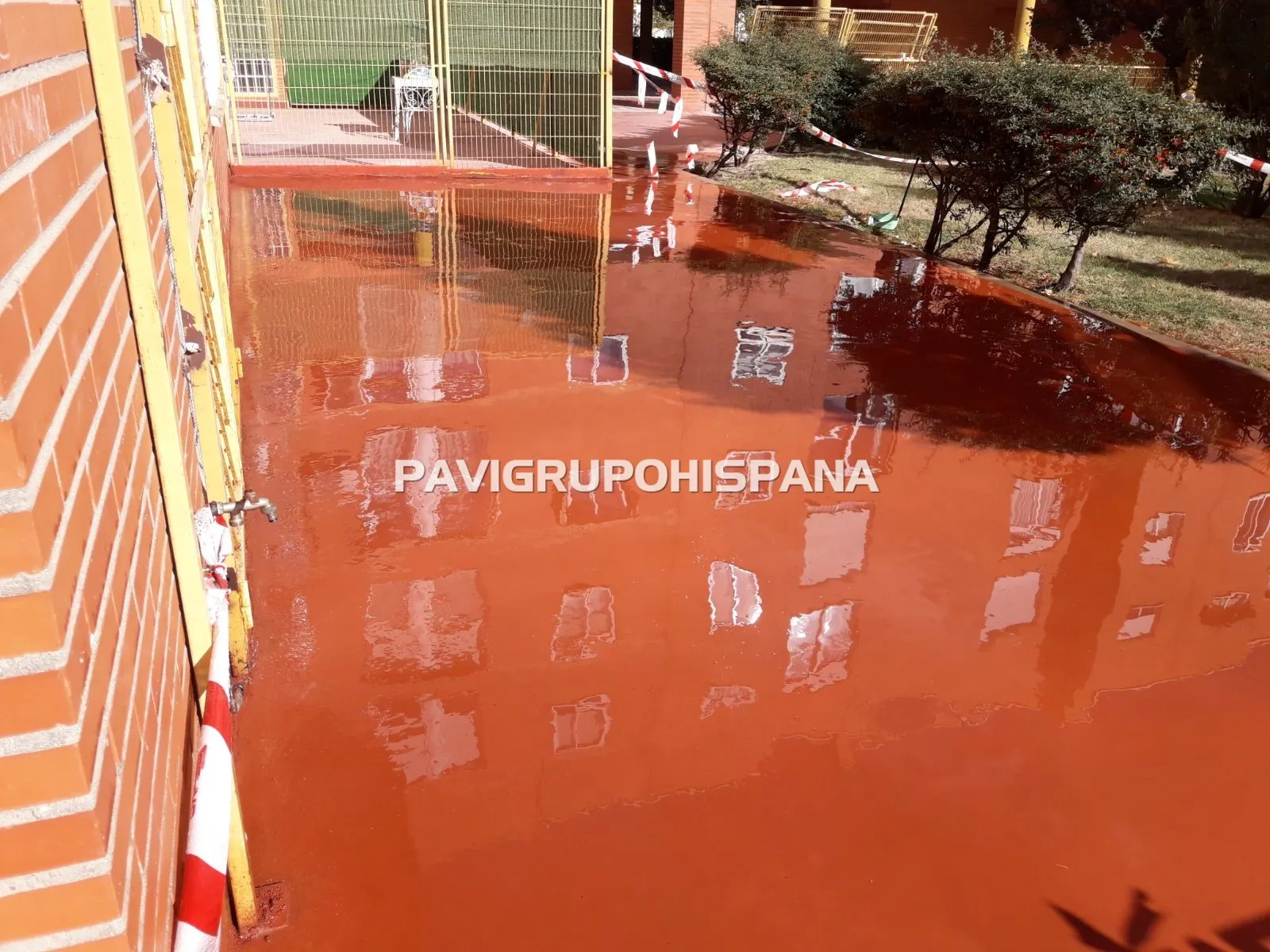 Proceso de fratasado de hormigón pulido