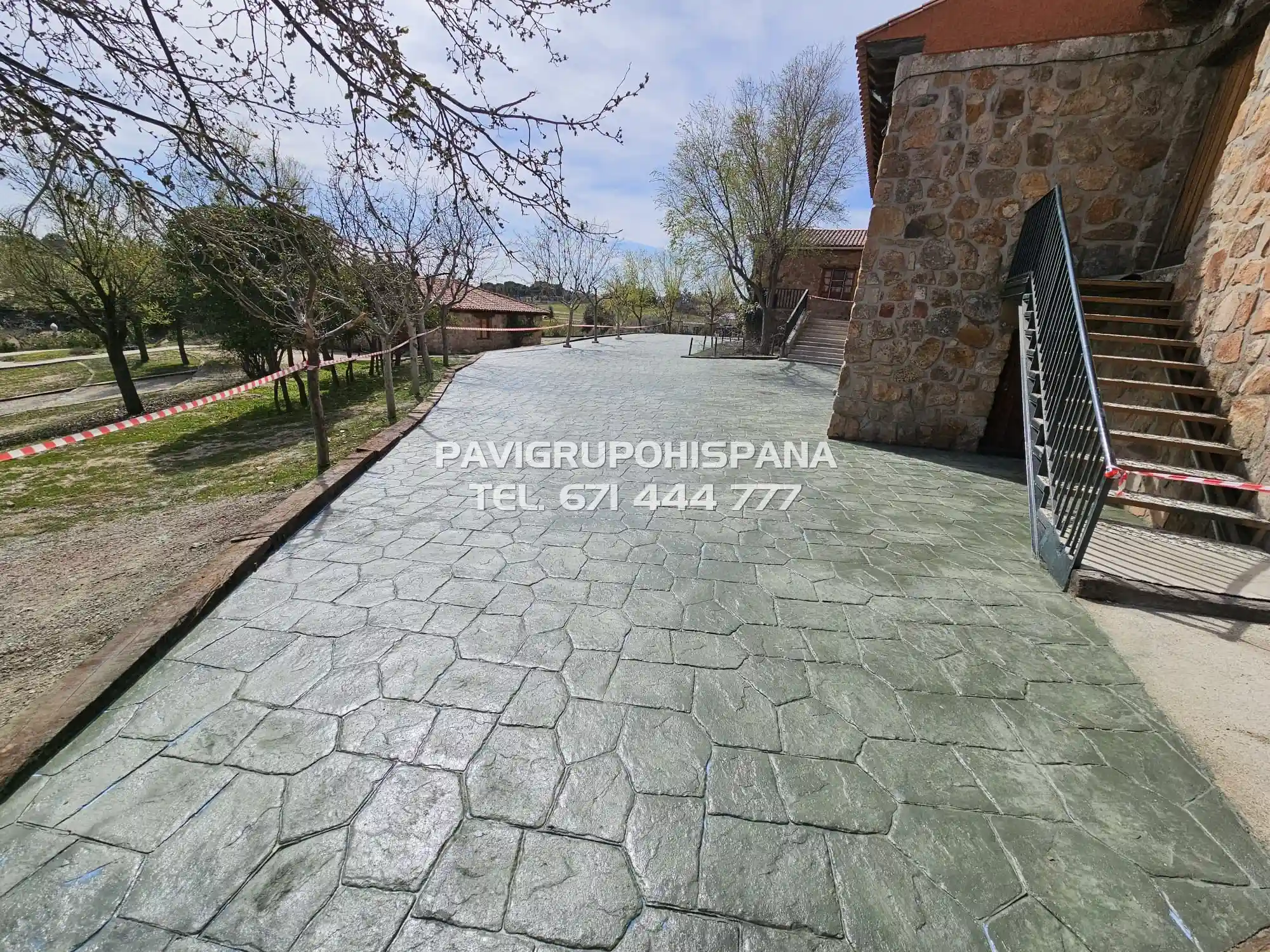Hormigón impreso - proyecto 3, Madrid
