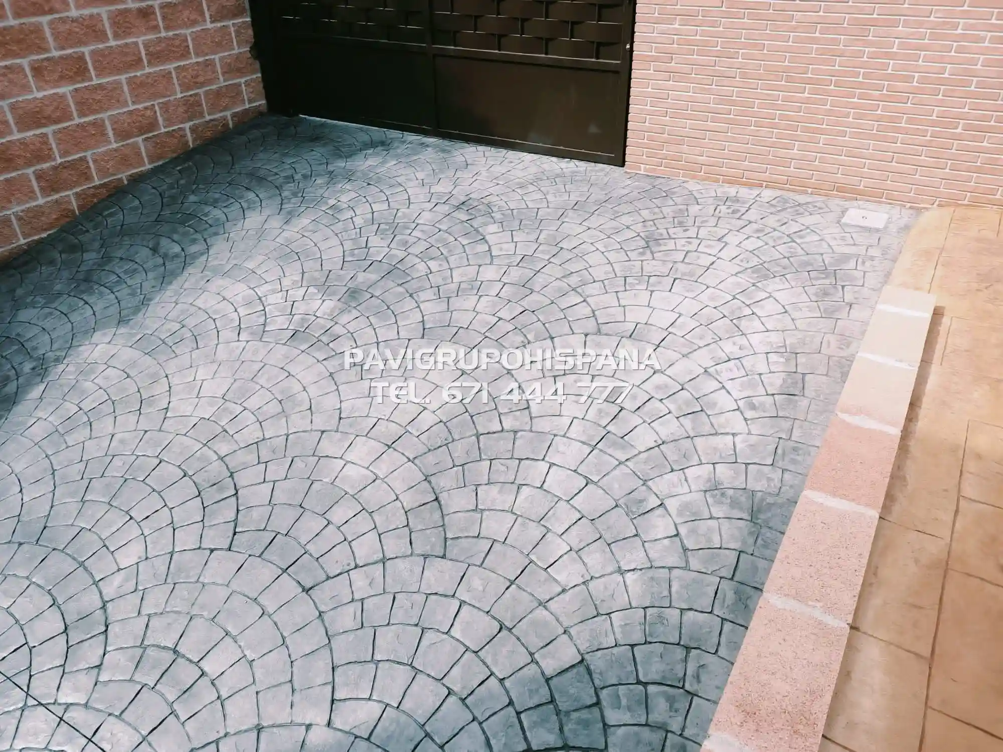 Hormigón impreso - proyecto 6