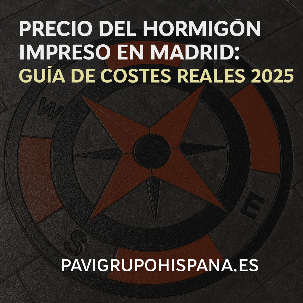Hormigón Impreso Precio en Madrid