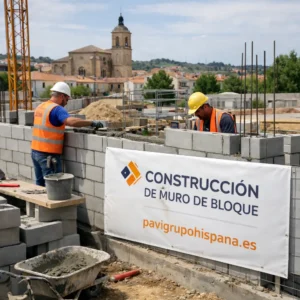 Construcción de Muro de Bloque en Guadalajara