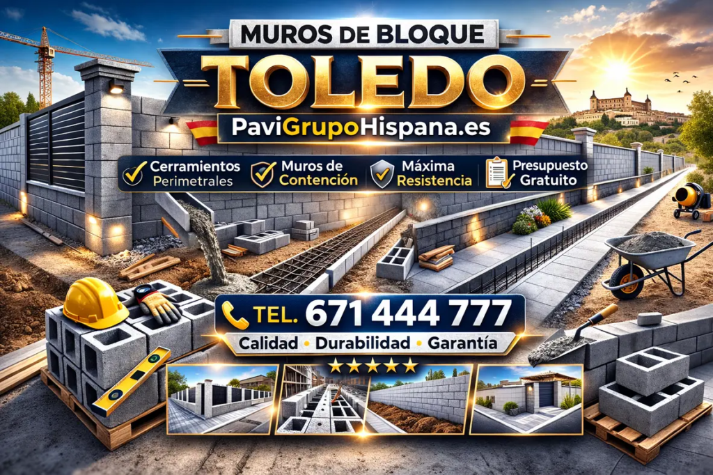 Muros de Bloque Toledo