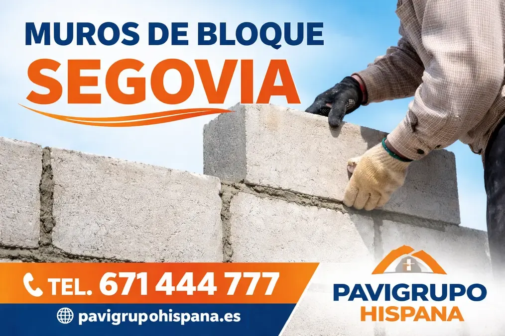 Muros de Bloque Segovia